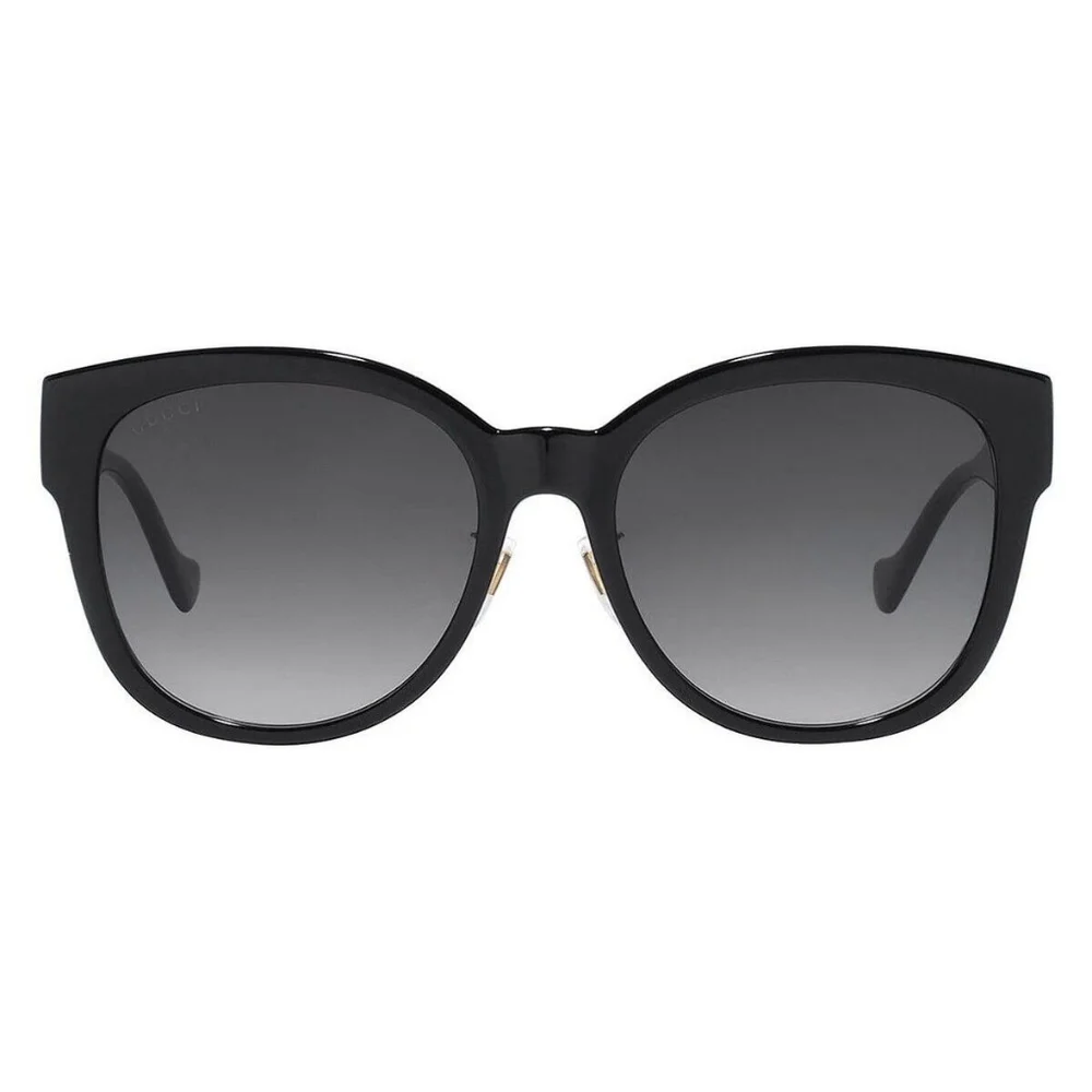NEW GUCCI WOMEN'S ROUND SUNGLASSES GUCCI GG1028SK 006 GUCCI BLACK EYEWEAR - Picture 6 of 12